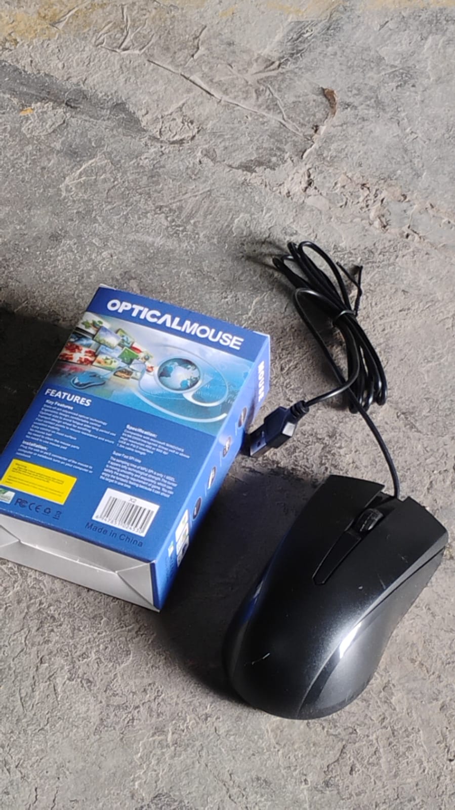 Computer Laptop Wired Optical Mouse X2 (1 Pc)