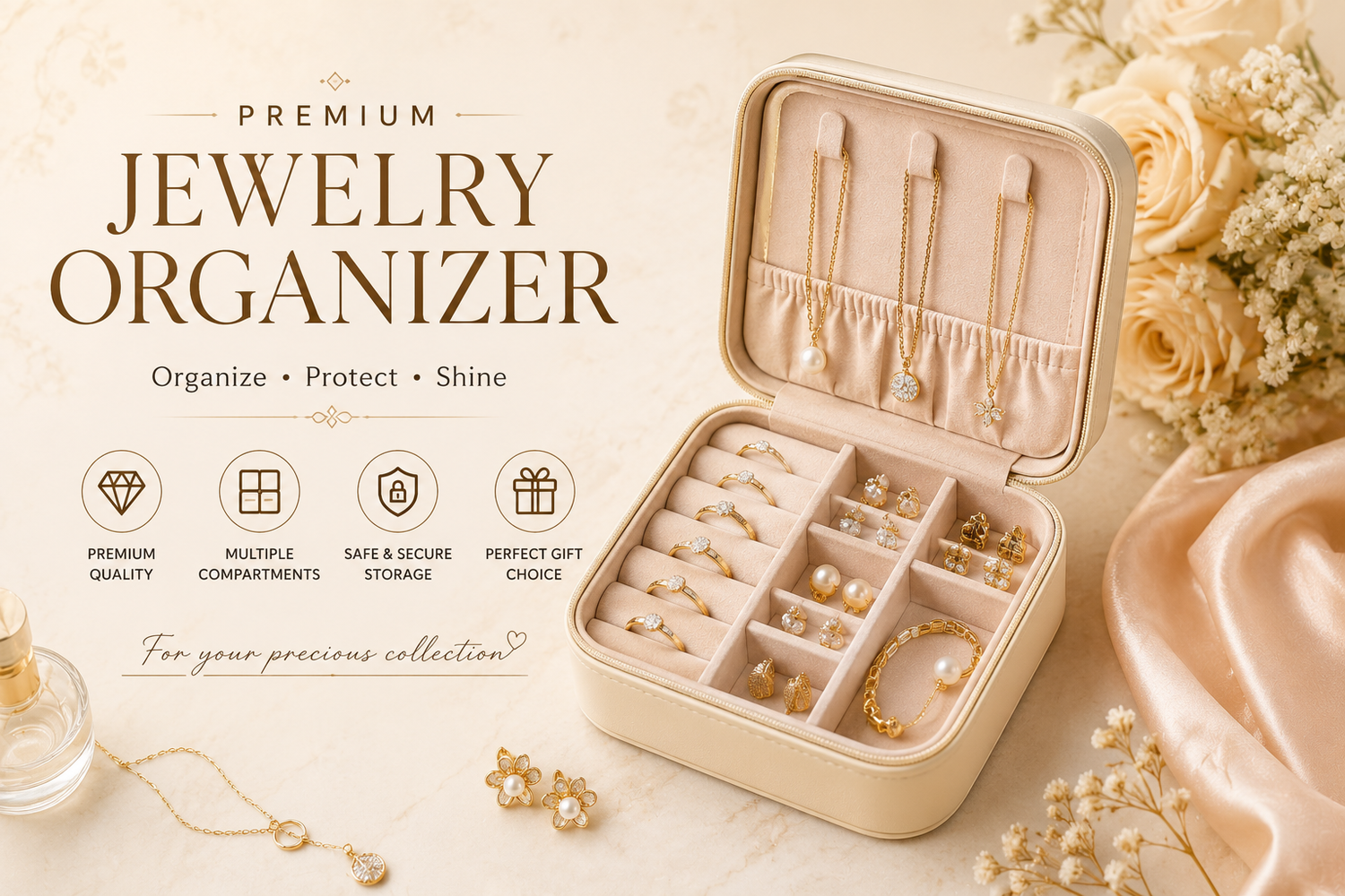 Travel Jewelry Organizer