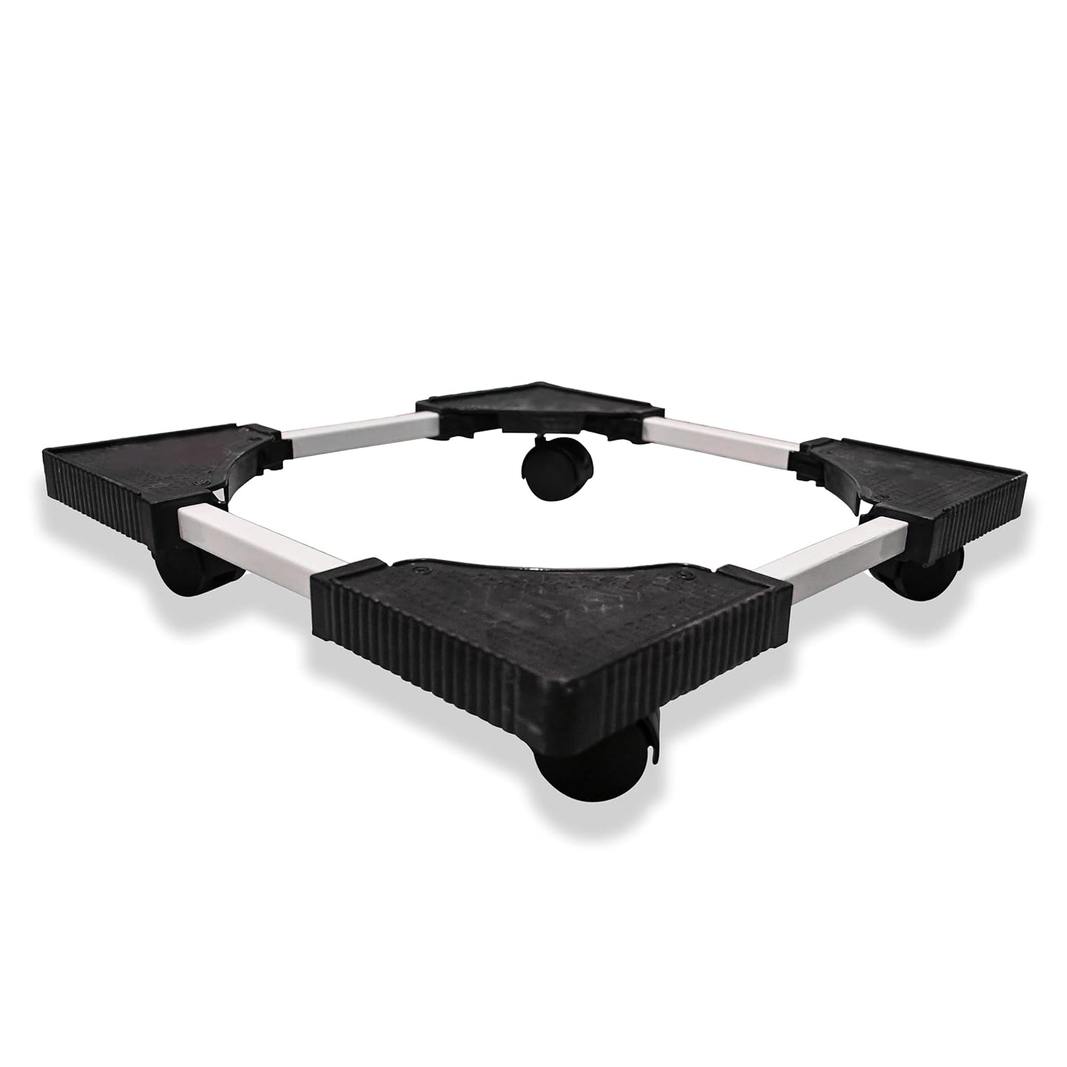 Adjustable Heavy-duty Fridge And Washing Machine Stand Base Trolley 50x50 Cm