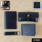 4 In 1 Premium Pu Leather Wallet Gift Set For Men (4 Pc Set)