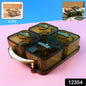Luxury Delight 4-piece Dryfruit Storage Box (1 Set)