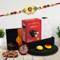 Rakhi (K1_263_em32)  Chocolate Magic 32gm Rakhi For Brother With Gift Rakhi With Chocolate Rakhi Combo For Brother Set Of 1 Rakhi Chocolate