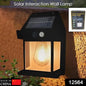 9428 Solar Wall Lights  Lamp Outdoor Wireless Dusk To Dawn Porch Lights Fixture Solar Wall Lantern With 3 Modes  Motion Sensor Waterproof Exterior Lighting With Clear Panel (1 Pc )