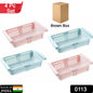 113 Adjustable Fridge Storage Basket Fridge Racks Tray Sliding Storage Racks (4 Pc Set)