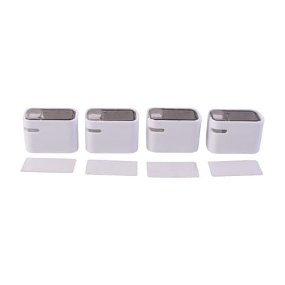 Self Adhesive Dustproof Toothbrush Holder  Space-saving Wall Mount